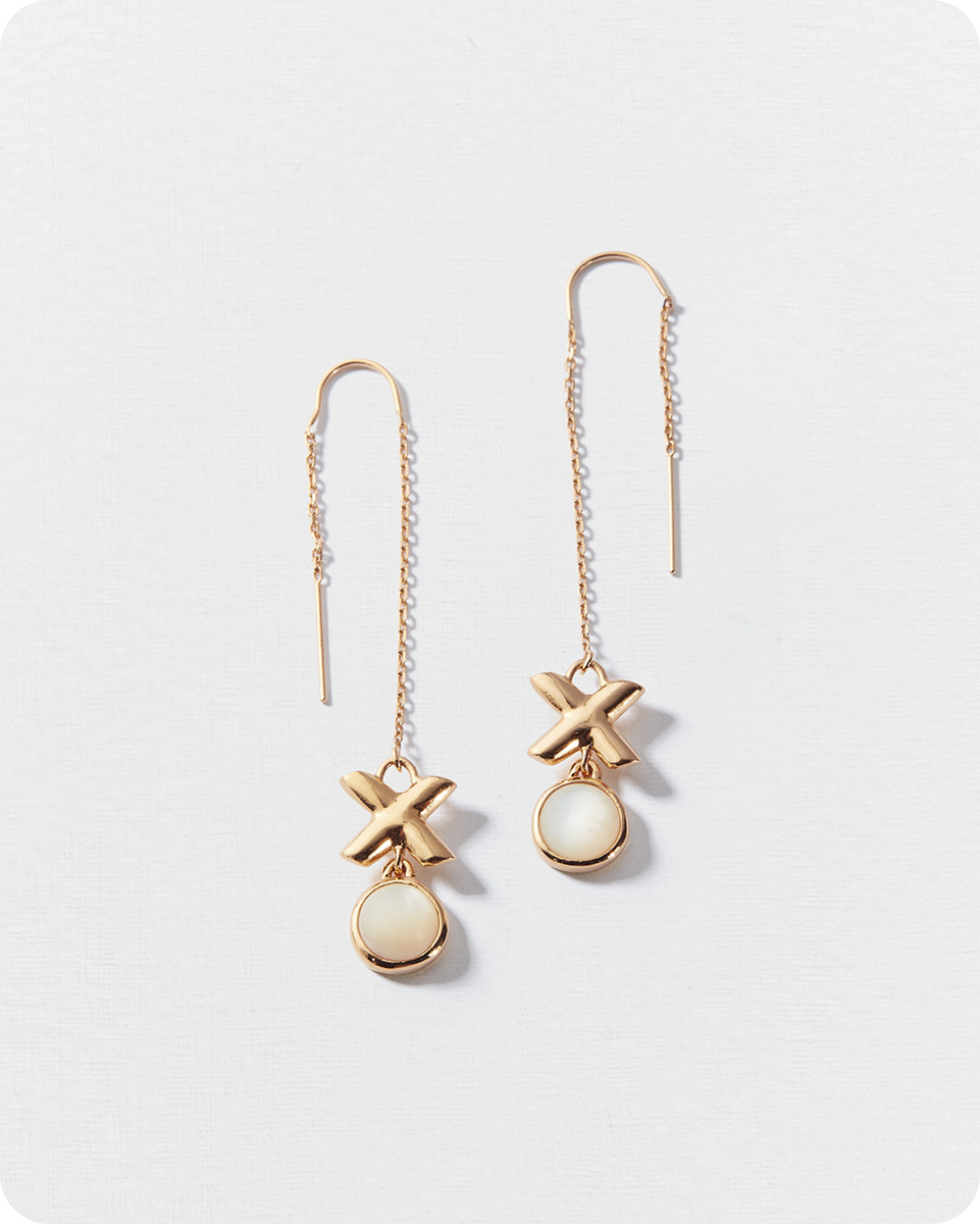 Xo earrings on sale dangle