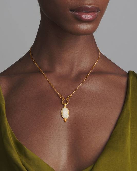 The Cinched Cameo Charm