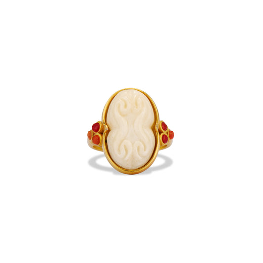 The Cinched Cameo Ring