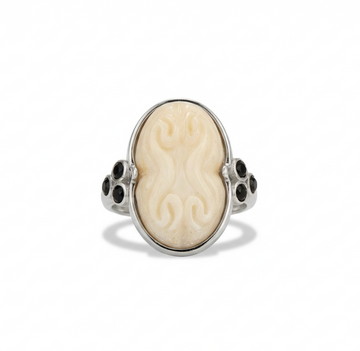 Cinched Cameo Ring