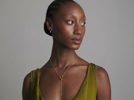 Sweet Tempest Dangle Earrings in Pearl and Black Onyx